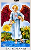 tarot del amor A temperança