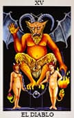 tarot del amor Il diavolo