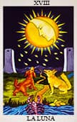 tarot del amor La luna