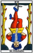 tarot de marsella El Colgado